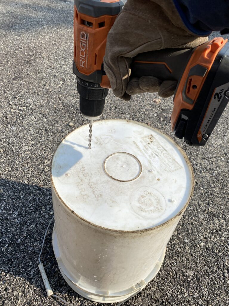 Water Bucket Drilling