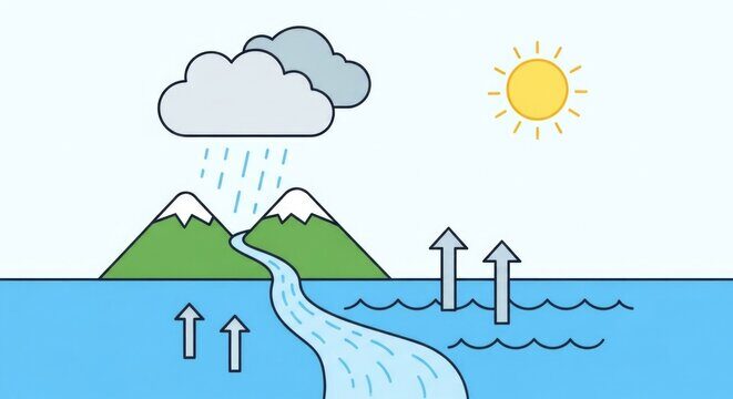 evapotranspiration stock image